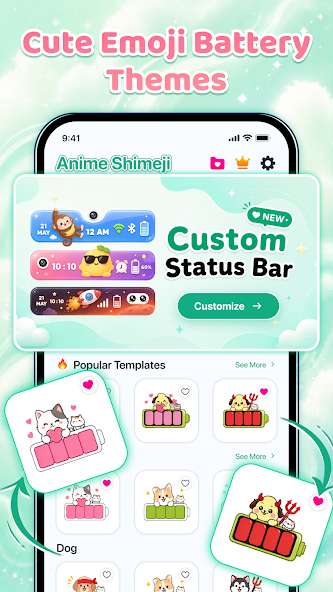 تطبيق تخصيص البطارية وإضافة حيوان متحرك للشاشة screenshot 2