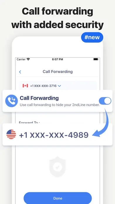 حافظ على خصوصية رقمك الشخصي باستخدام تطبيق رقم الهاتف الثاني - لقطة شاشة 6