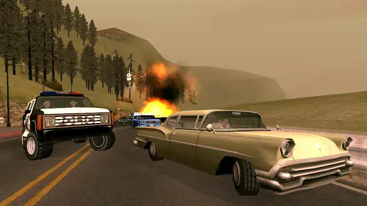 GTA San Andreas للأندرويد: القصة والمميزات وطريقة اللعب - لقطة شاشة 8